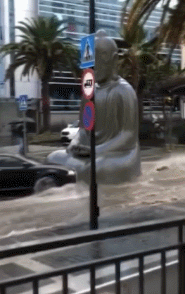 떠내려가는 불상 - 본문 이미지