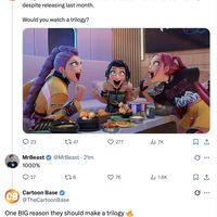 KPDH의 다음 행보에 MrBeast 댓글 담. - 관련 글 썸네일