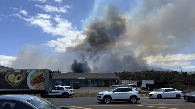 카아나팔리 산불 발생 - 본문 이미지