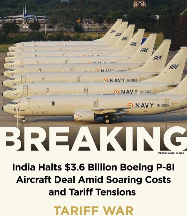 인도, 트럼프 50% 관세 발언에 36억 달러 보잉기 도입 보류 인도, 트럼프 50% 관세 발언에 36억 달러 보잉기 도입 보류 - 본문 이미지