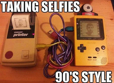 게임보이의 놀라운 확장성, 나름 진지했던 셀카 - 본문 이미지