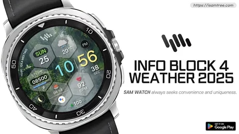 [WearOS] SamWatch InfoBlock 4 WX 2025 일시 무료