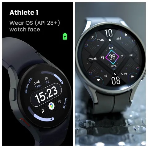 [WearOS] Athlete 1 Watch face 외 1종 일시 무료