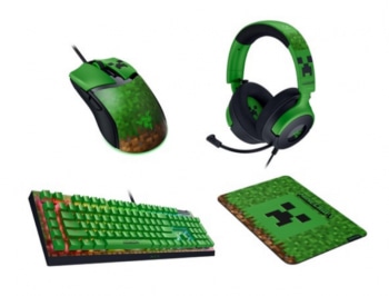 [기타] RAZER 레이저 마인크래프트 번들 (키보드+마우스+헤드셋+마우스패드)