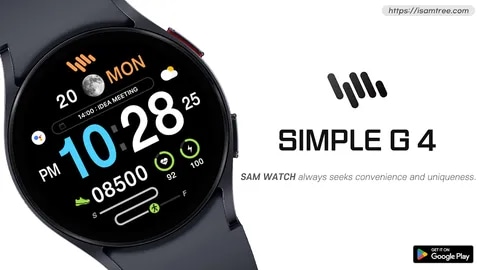[WearOS] SamWatch Simple G 4 일시 무료