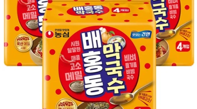 [쿠팡] 농심 배홍동 막국수 114g, 12개