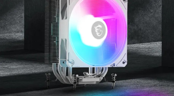 [기타] MSI MAG 코어프로저 AA13 ARGB CPU쿨러 화이트