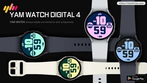 [WearOS] YamWatch Digital 4 외 일시 무료
