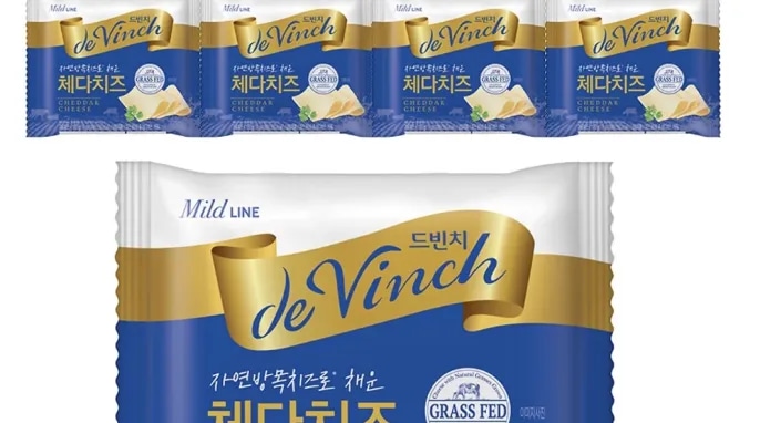 [카카오 톡딜] 드빈치 자연방목 체다치즈 10매 170G 8묶음
