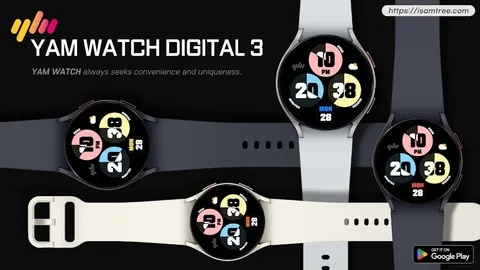 [WearOS] YamWatch Digital 3 일시 무료